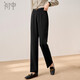 初申春秋西裝褲女直筒寬松垂感職業(yè)闊腿拖地休閑長(cháng)褲S138K5607
