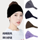 歌帝梵寬邊發(fā)帶冬季厚款女生外出運(yùn)動(dòng)洗臉遮白發(fā)頭飾包頭頭巾頭套發(fā)箍發(fā) 黑色