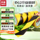 天章（TANGO）PVC警示膠帶黑黃斜紋48mm*23米*6卷斑馬工廠倉(cāng)庫(kù)地標(biāo)線地板地面安全膠帶定位標(biāo)識(shí)貼警示