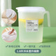 首力冰箱冷水壺大容量涼水壺耐高溫塑料冰水壺飲料果汁壺涼白開(kāi)茶水壺 冰箱冷水壺【白色】 1800ml 1個(gè)