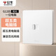 公牛（BULL）開(kāi)關(guān)插座 G12系列 一位電腦插座奶油風(fēng)86型面板G12T102 暮雪白