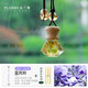法蘭博法蘭博汽車(chē)香水掛件 精油吊墜飾品高檔車(chē)載掛式香氛 車(chē)內香水香薰鉆石瓶-藍風(fēng)鈴精油+10ml補充液