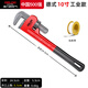 德力西電氣（DELIXI ELECTRIC）管鉗家用重型管子鉗加強(qiáng)水管鉗扳手大開(kāi)口自緊喉鉗多功能管道鉗子 沾塑柄管鉗10寸+生料帶