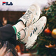 FILA斐樂官方男鞋F(xiàn)ERN XMAS摩登運(yùn)動(dòng)鞋圣誕蕨草鞋運(yùn)動(dòng)休閑鞋 白玉石/亮灰-WL 41