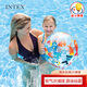 INTEX 沙灘球海底世界59040 四色透明海星海灘球戲水球 32cm圖案隨機發(fā)