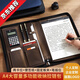 A4皮質(zhì)文件夾銷售夾多功能房產(chǎn)資料冊(cè)經(jīng)理夾拉鏈包板夾公文夾皮質(zhì)收納夾辦公用品合同銷講夾商務(wù)定制量房本 熒光古銅色-12位計(jì)算器