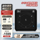 XIAOQIAODZ3D迷你投影儀P11高清4K內置電池充電寶供電DLP超薄超小mini藍牙WiFi無(wú)線(xiàn)投屏隨身露營(yíng)戶(hù)外車(chē)載微型 黑色-運行內存4G+內置存儲32G