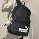 彪馬（PUMA）雙肩包男包女包 25夏季款大容量旅行包運動(dòng)背包初高中小學(xué)生書(shū)包 黑色大標/30*14*43.5CM/曬圖退5【元】 OSFA