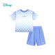 迪士尼兒童短袖套裝T恤短褲2件套 男童唐老鴨藍格ZD2DT052 24個(gè)月/身高90cm