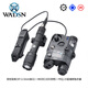 WADSN沃德森戰(zhàn)術(shù)鐳射指示器PEQ15電池盒M600C手電筒雙控鼠尾M300激光燈 黑色-藍(lán)激光+M600C(點(diǎn)亮雙控)