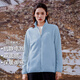 拓路者（Pioneer Camp）春秋款戶外抓絨衣女防風(fēng)搖粒絨外套立領(lǐng)冬季保暖內(nèi)膽 冰川藍(lán) S 
