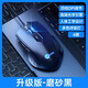 聯(lián)想有線游戲電競鼠標(biāo)可宏編程自定義RGB背光吃雞壓槍臺(tái)式筆記本電腦通用鼠標(biāo)USB接口人體工學(xué)設(shè)計(jì) 黑色輕音版（6鍵-不可宏編程）