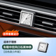 標彈理想L6L7L8L9中控石英鐘表車載出風口香薰時鐘表汽車內(nèi)飾用品改裝 理想【中控石英鐘表帶香薰-白】