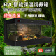 爬菲特爬寵保溫箱PVC恒溫箱鬃獅蜥蜴陸龜烏龜蘆丁雞蛇爬蟲飼養(yǎng)箱加溫控 【全景雙溫控送燈】80*40黑色