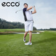 愛(ài)步（ECCO）BIOM高爾夫男鞋 球鞋透氣運動(dòng)鞋男鞋休閑鞋 高爾夫健步H4 108504 白色/復古藍10850455569 42