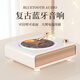 MorningLuck貓靈克復古藍牙音響無(wú)線(xiàn)家用旋轉炫彩桌面擺件客廳臥室送女朋友生日圣誕節元旦禮物 白色