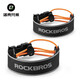 洛克兄弟（ROCKBROS）自行車束褲帶公路山地車夜騎綁腿扎捆帶夜跑安全戶外騎行裝備 黑色(兩只裝) 均碼