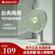 格力空氣循環(huán)扇低噪臺式遙控家用搖頭換氣扇循環(huán)對流風(fēng)扇桌面落地扇迷你便攜式電子循環(huán)扇FXT-1506Bg3 FSTZ-1201A6頂薄荷綠+淺豆綠)