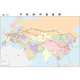 官方自營(yíng) 中歐班列通道圖一帶一路地圖國際鐵路地圖 地圖 掛圖