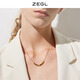ZEGL小方糖項(xiàng)鏈女輕奢小眾設(shè)計(jì)感2025新款鎖骨鏈簡(jiǎn)約方塊頸鏈配飾