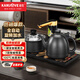 金灶（KAMJOVE）自動(dòng)上水電熱水壺全自動(dòng)上水壺恒溫壺電水壺燒水壺茶具電茶爐全智能茶臺燒水壺一體 0.9L K9（硯墨黑）