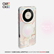 CARE CASE三色電路板磁吸手機殼 適用于華為Mate60 pro pro+ 獨立按鍵原創(chuàng  )設計個(gè)性簡(jiǎn)約  magsafe  充電 白色華為電路板手機殼 華為 Mate 60 Pro