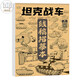 空色（Kongse）線(xiàn)稿描摹本坦克機甲4本裝兒童戰艦飛船臨摹漫畫(huà)白涂色動(dòng)漫控筆基礎繪線(xiàn)描素描冊
