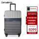 新秀丽（Samsonite）行李箱拉杆箱可扩展时尚商务密码登机箱子旅行箱学生男女\GN0 银色|可扩展 20英寸|净重2.85kg-可登机