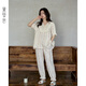 黛夢(mèng)思睡衣女夏季2025新款純棉短袖長(cháng)褲家居服甜美淑女可外穿套裝 JD20259【短袖長(cháng)褲】 M /身高155-161,體重80-105