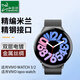 臣頌（CHENSONG）適用vivo watch3表帶磁吸手表watch2表帶金屬iqoo watch表帶米蘭尼斯不銹鋼連接器eSIM版通用創(chuàng  )意 星輝黑-米蘭尼斯·強力磁吸 適用：vivo watch3/2/iQOO表帶