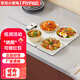 Flypigs暖菜板拼接暖菜板飯菜保溫板家用餐桌多功能加熱神器加熱菜墊 雙拼款【可放4個菜】