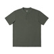 SIMWOOD/簡(jiǎn)木男裝【合體版型】250g萊卡華夫格亨利領(lǐng)短袖T恤男SN120082 軍綠 XL (建議141-155斤)