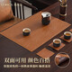 駱易家（Lorica）新中式茶席防燙桌墊防水防油干泡茶盤(pán)墊禪意皮革茶墊 陌野-【正面棕色背面咖色】 【杯墊】9*9cm(1片裝)