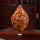 盤(pán)道 橄欖核單籽 喜上眉梢 印尼進(jìn)口大核橄欖核雕單籽手把件 3.6*6.2cm