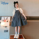 迪士尼（Disney）女童連衣裙夏季2025新款韓版大童套裝裙洋氣公主裙兒童裙子女夏裝 圖片色 160 （建議身高145-155CM）