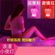 小宜LED情調(diào)帶開關(guān)插電背景燈夫妻情侶浪漫氛圍玫瑰臥室小夜燈 初戀粉+燈座