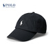 Polo Ralph Lauren 拉夫勞倫 男女同款 經(jīng)典款棉質(zhì)棒球帽RL53561 001-黑色 ONE