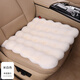 博紫適用新款汽車(chē)坐墊冬季毛絨坐墊仿兔毛車(chē)座墊泡泡絨加厚保暖單片三 [高級品質(zhì)]米白色[1個(gè)坐墊]泡泡絨