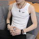 耐克（NIKE）背心男士夏季運動(dòng)服無(wú)袖T恤SPORTSWEAR跑步訓練健身透氣運動(dòng)服 AR6070-100白色/速干 XL 建議體重150-180斤