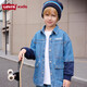 李維斯李維斯童裝男童長(cháng)袖牛仔襯衫春季新款兒童開(kāi)衫外套