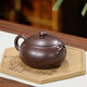 藏壺天下【七夕禮物】宜興紫砂壺純手工紫砂茶具原礦紫茄泥家用泡茶壺扁西 扁西施 240ml