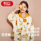 紅豆兒童純棉家居服套裝男女中大童秋冬長(cháng)袖長(cháng)褲睡衣全棉卡通印花A類(lèi) H1J3192 130