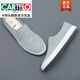 卡帝樂(lè )鱷魚(yú)（CARTELO）2025夏季男鞋一腳蹬老北京布鞋時(shí)尚潮流板鞋韓版英倫透氣鞋子 20042灰綠色 37
