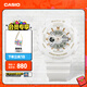 卡西歐（CASIO） BABY-G BA-110GA潮流運動(dòng)女士手表 時(shí)尚防震防水手表【禮物】 BA-110XGA-7A1PR夜光功能
