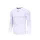 銳克（UCAN）足球緊身衣速干透氣跑步訓練運動(dòng)塑身衣成人兒童同款打底健身衣 耀眼白 M (成人170cm)