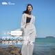 蕉下（beneunder）透氣長(cháng)款防曬衣女AS10324休閑風(fēng)衣外套女霜奶白L