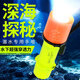 哈拿（TRE-Hana）潛水手電筒強光可充電水下防水照明超長(cháng)續航夜潛專(zhuān)業(yè)探照燈 HN-QS28潛水手電筒【單電池版】