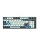 雙飛燕（A4TECH）血手幽靈S90RT有線(xiàn)機械鍵盤(pán)PBT鍵帽輕音電競游戲變速光軸客制RT磁軸CSGO急停 AT98(像素大戰藍)