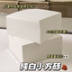 原木小方磚超厚便簽學生用錯題空白草稿紙小本子400張可攜式可撕便簽本辦公用高顏值無粘性素材紙初 空白便利貼本-2本【800張】