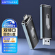 凌態(tài) 移動固態(tài)U盤USB3.2接口Type-C雙接口手機電腦兩用金屬高速U盤 適用蘋果15系列 256G高速固態(tài)USB3.2黑色